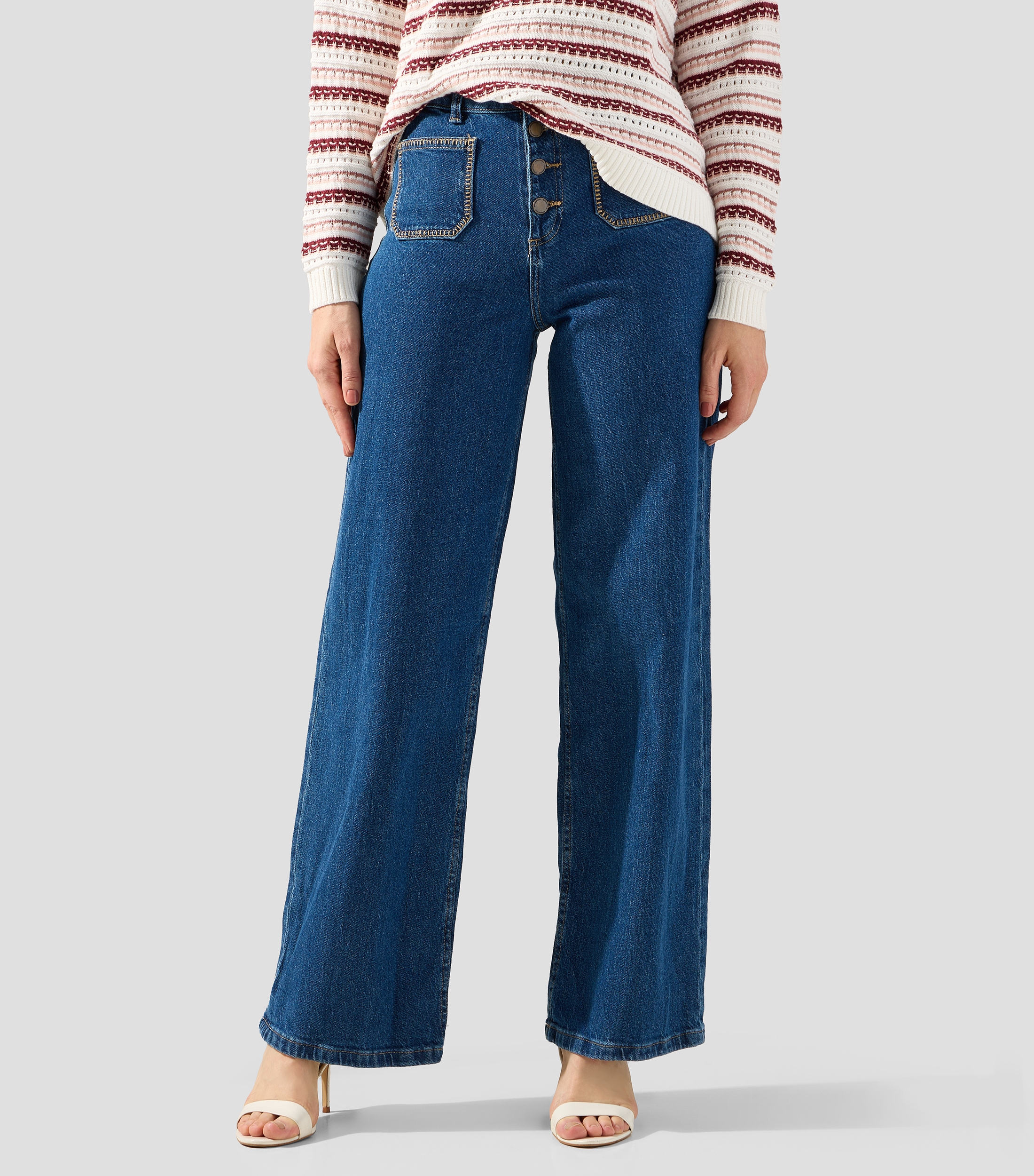 Jeans Wideleg Mujer